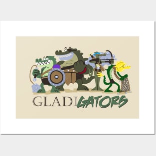 GladiGators Group Pose Posters and Art